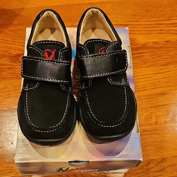 Naturino Other - Naturino Black Kids Dress Shoes with Velcro